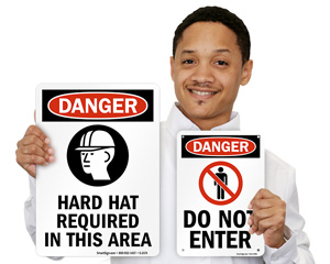 Danger Osha Marker