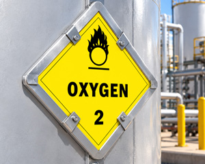 Class 2 Oxygen Placards