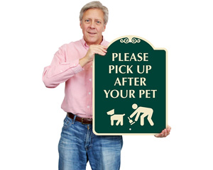 Please Pick Up After Your Pet Designer