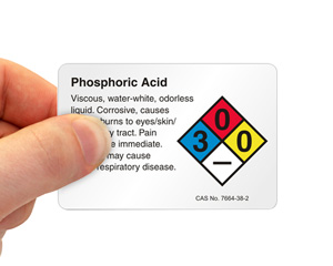 Phosphoric Acid Label