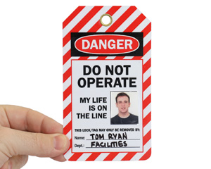Photo Lockout Tags