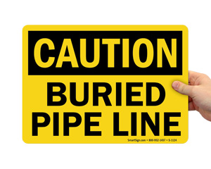 Burired Pipeline Sign