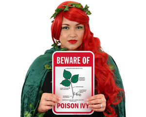 Poison Ivy and Poison Oak Warning Signs