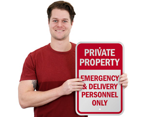 Private Property Authorized Personnel Only Sign