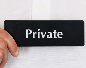 Private Room Signs