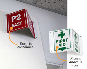 Projecting Safety Signs