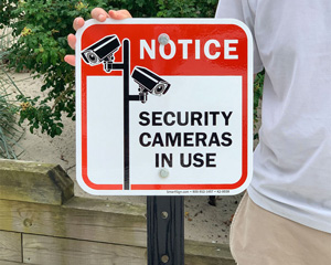 Property Security Cameras Sign