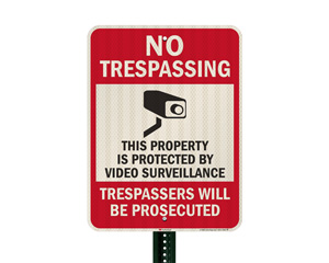 No Trespassing Sign