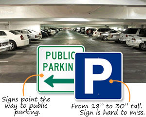 Public Parking Signs