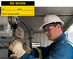 rework and repair label