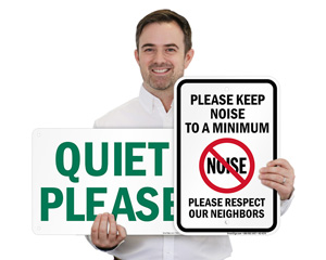 Quiet Please Signs