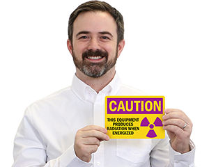 Caution Radiaiton Labels