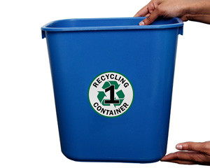 Recycling Bin ID Signs