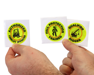 Reflective Safety Hard Hat Sticker