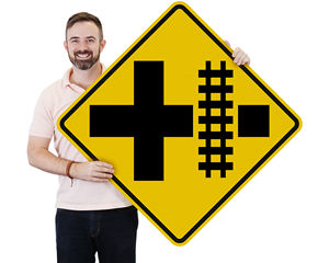 Regulatory Railroad Sign