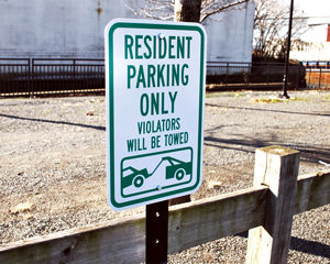 Resident Parking Only Signs