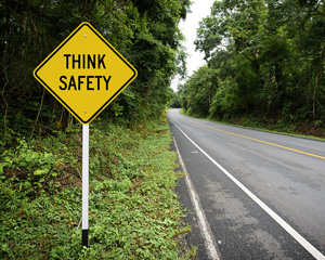 Think Safety Sign