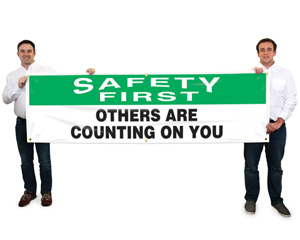 Safety First Banner
