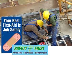 Safety First Banners