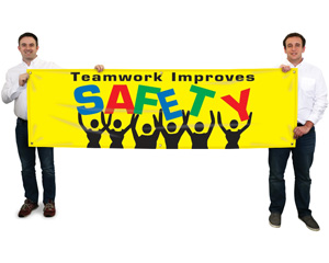 Teamwork Safety Banner