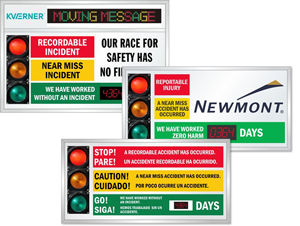 Big Stoplight Scoreboards