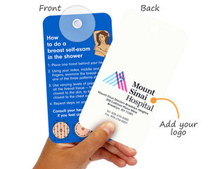 Custom Breast Cancer Self-Examination Tag