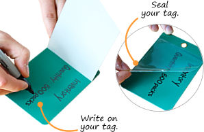 Self-Laminating Tags