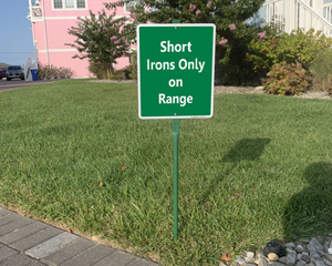 Short Irons Only On Range
