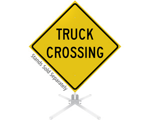 Signfaces Truck Crossing Sign