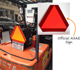 Slow Moving Vehicle Signs