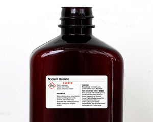 Sodium Fluoride Label