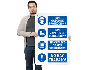 Spanish Safety Sign