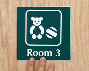 Square Custom Engraved Sign