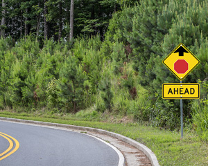 Stop Ahead Symbol Signs