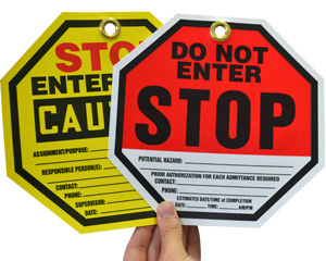 Stop Do Not Enter Sign