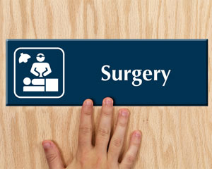 Surgery Sign