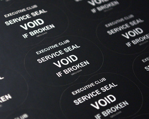 Inspected Labels – Tamper Proof Materials