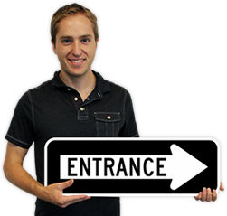 Traffic Direction Signs– 8 'x 24"