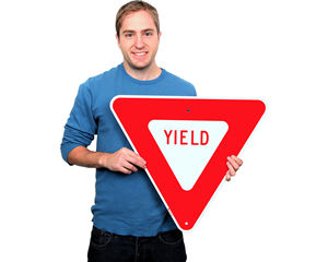 Yield Traffic Signs