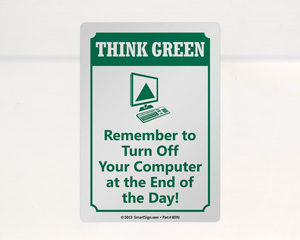 Turn Off Computer Labels