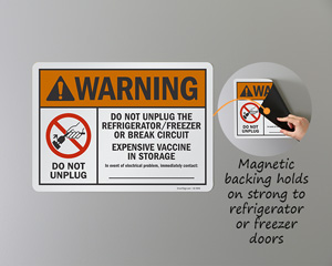 Vaccine Storage Signs