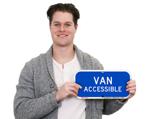 Van Accessible Ada Sign