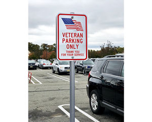 Veteran Parking Sign