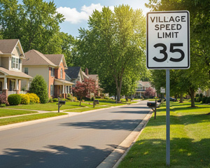 Speed Limit 30Mph Signage