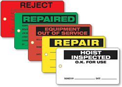 Vinyl Inspection Tags
