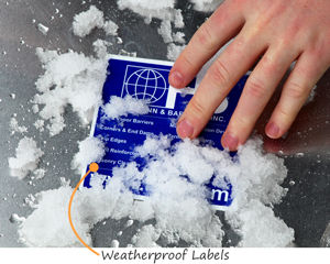 Vinyl weatherproof labels