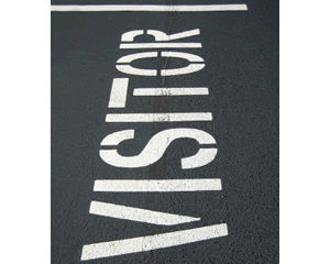 Visitor Parking Stencils Signage