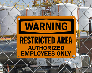 Warning Authorized Personnel Only Sign