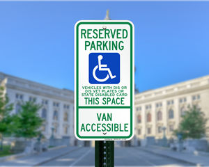 Wisconsin ADA Parking Signs