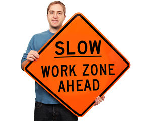 Work zone sign